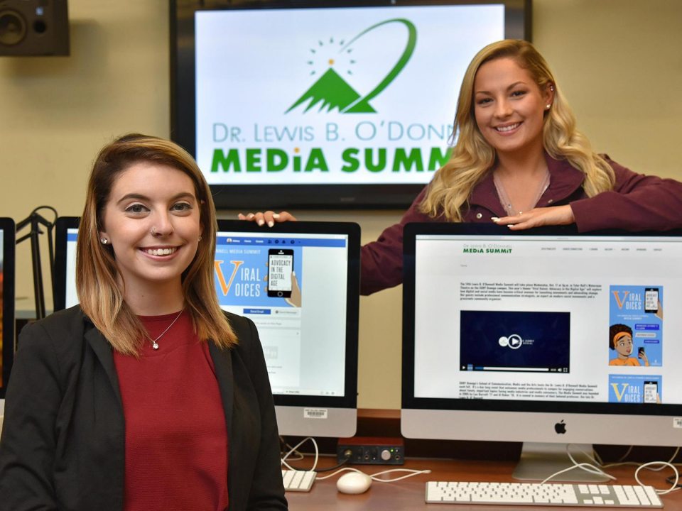 Students planning the Dr. Lewis B. O’Donnell Media Summit