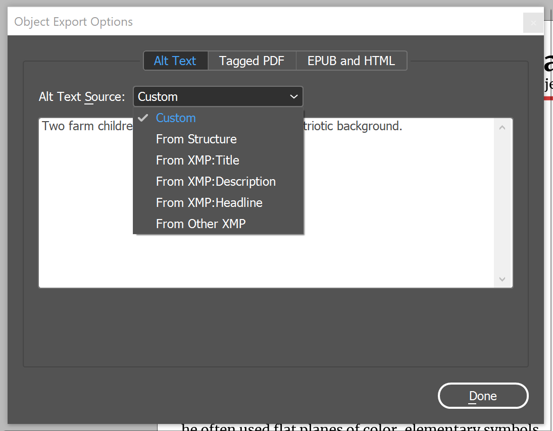 adding the alt text