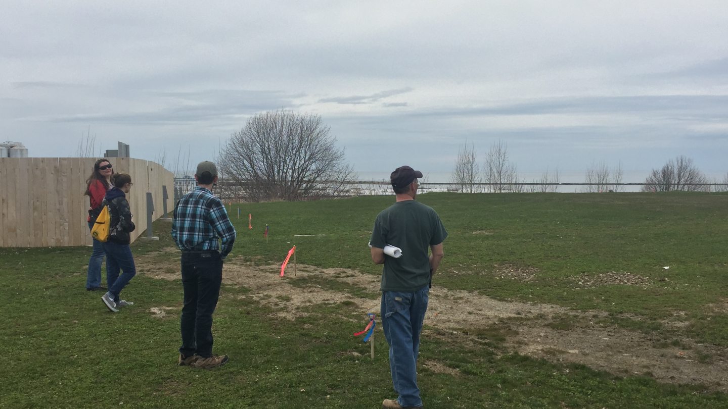 Setting up the Magnetometry Survey to find the 1821 Lighthouse