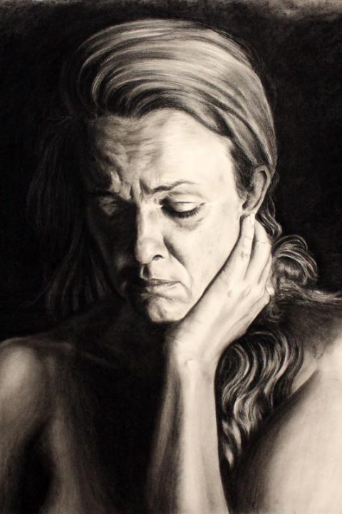 self portrait of Kristy Hoover