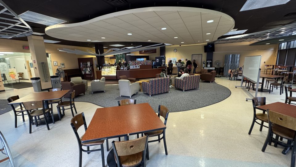 Inside of the Lake Effect Cafe