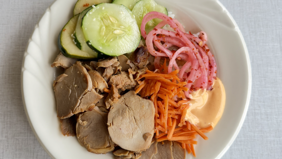 Food on a plate