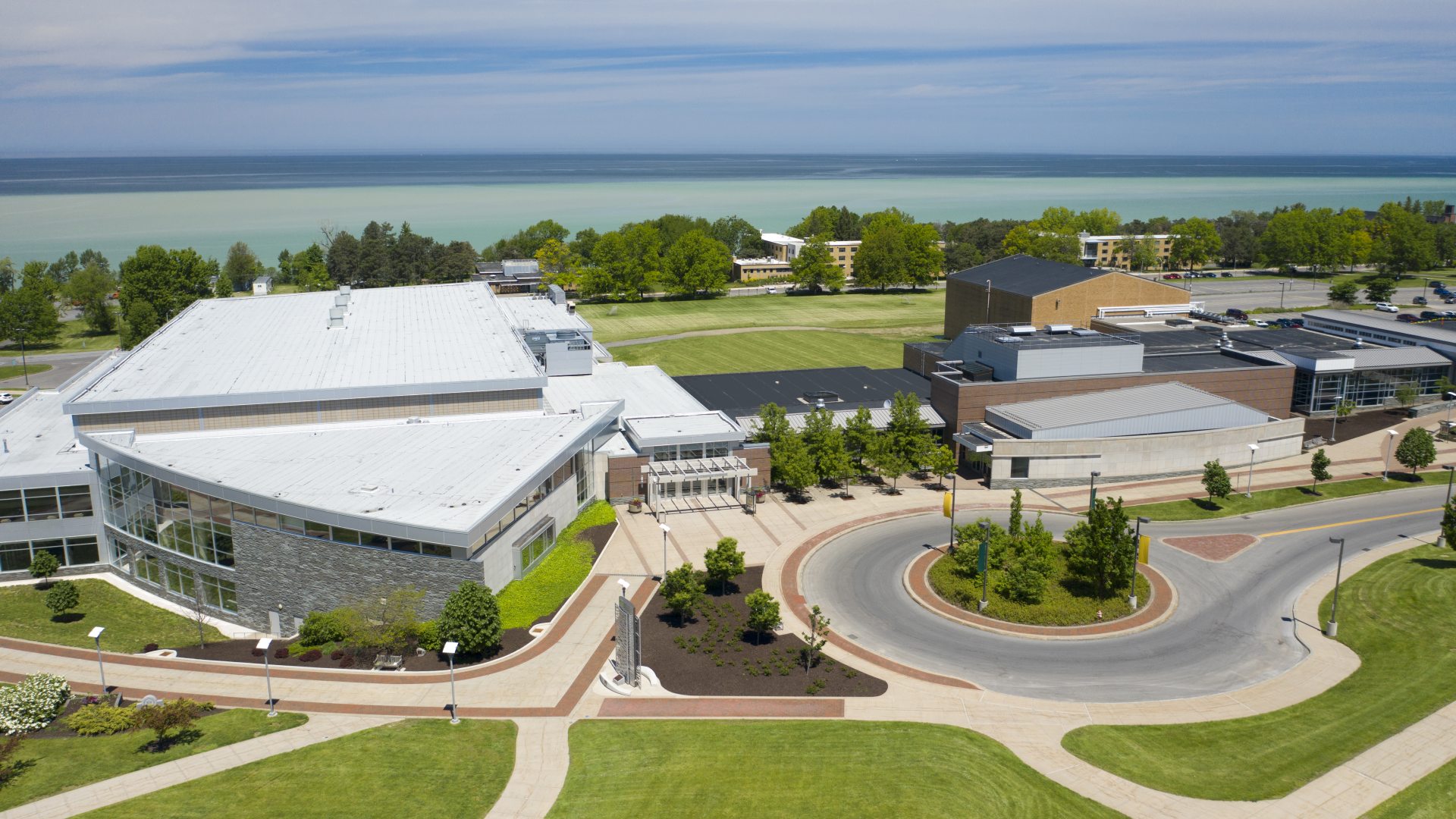 aerial view of Marano Campus Center