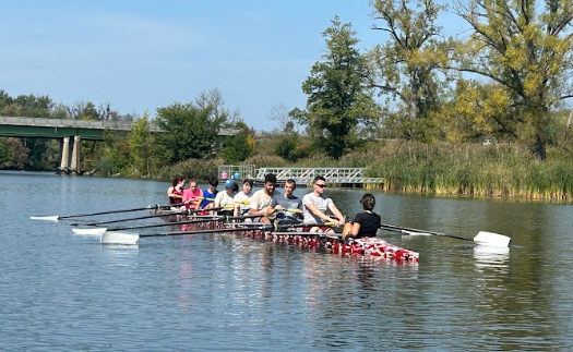 Crew club on water