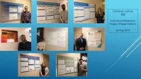 collage of student individual research projects