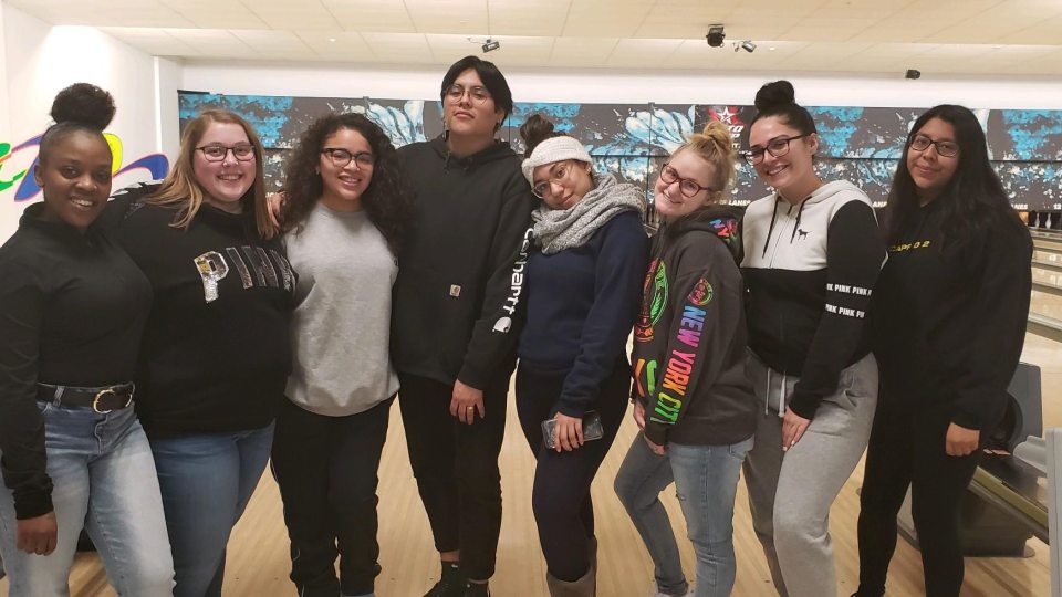A group of peer educators 