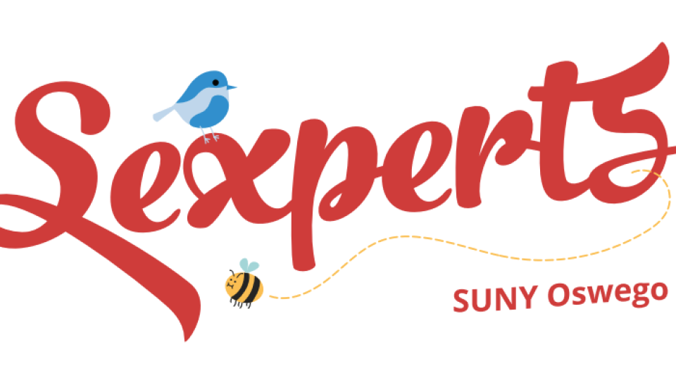 Red Sexperts logo with a blue bird and yellow bee. 