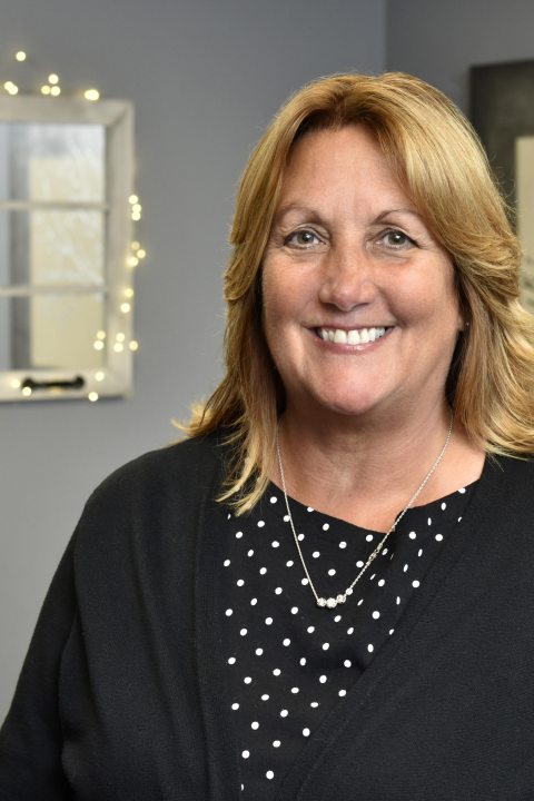 Lisa Evaneski in her Office