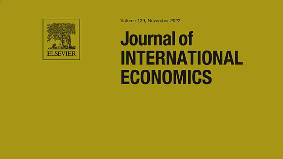 Journal of International Economics cover