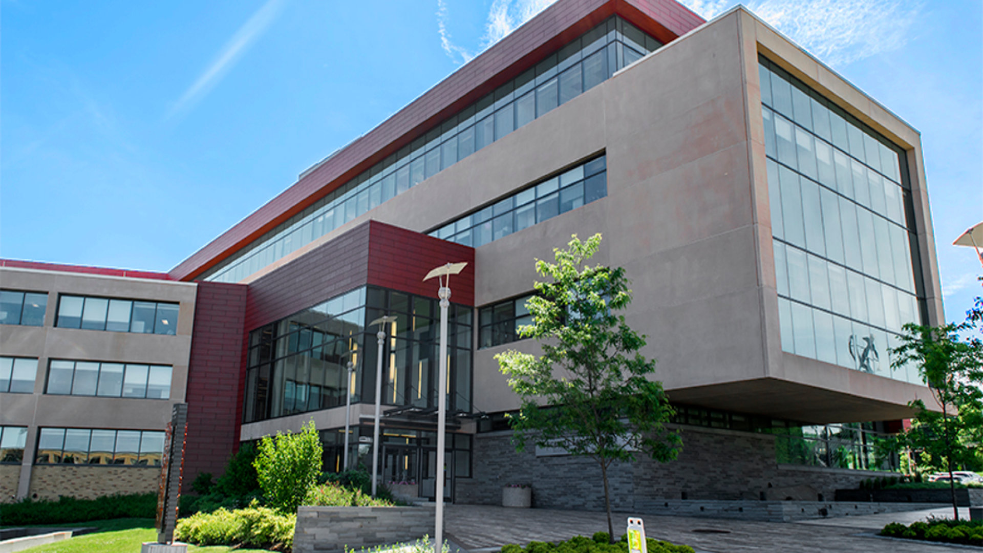 Front view of the Shineman Center