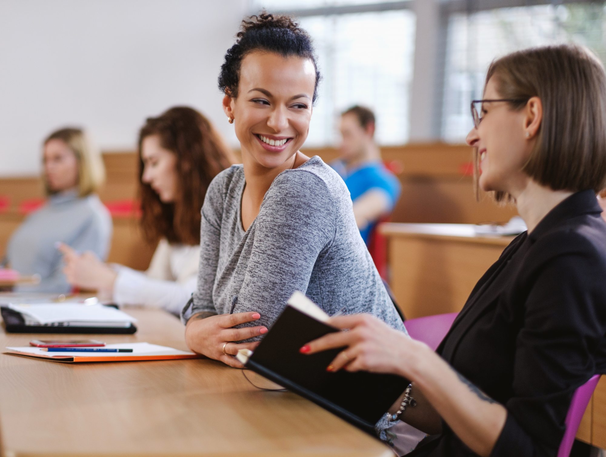 high school teachers in class