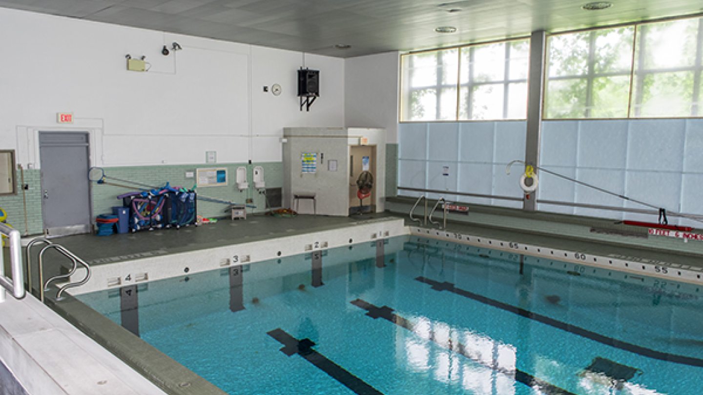 indoor lap pool