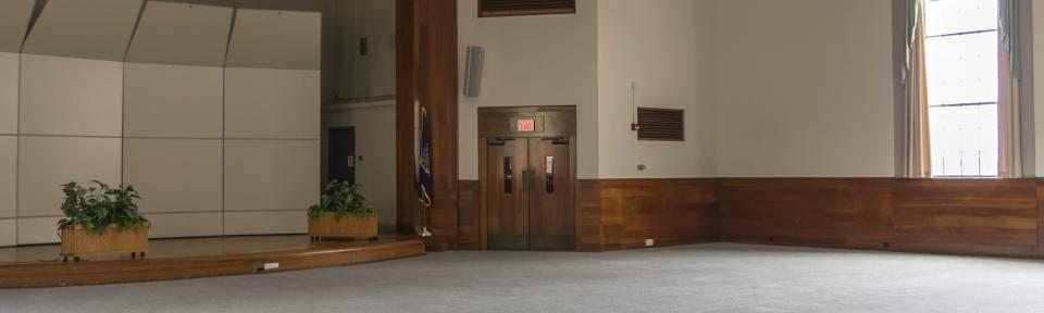 Sheldon Hall empty ballroom