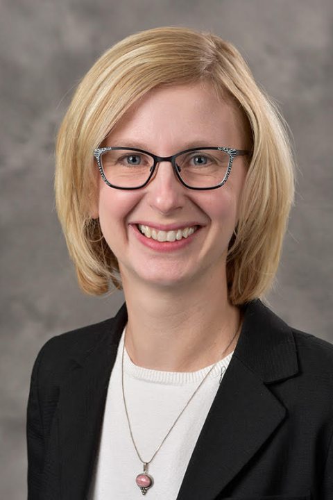 A portrait of Associate Dean, Rebecca Mushtare
