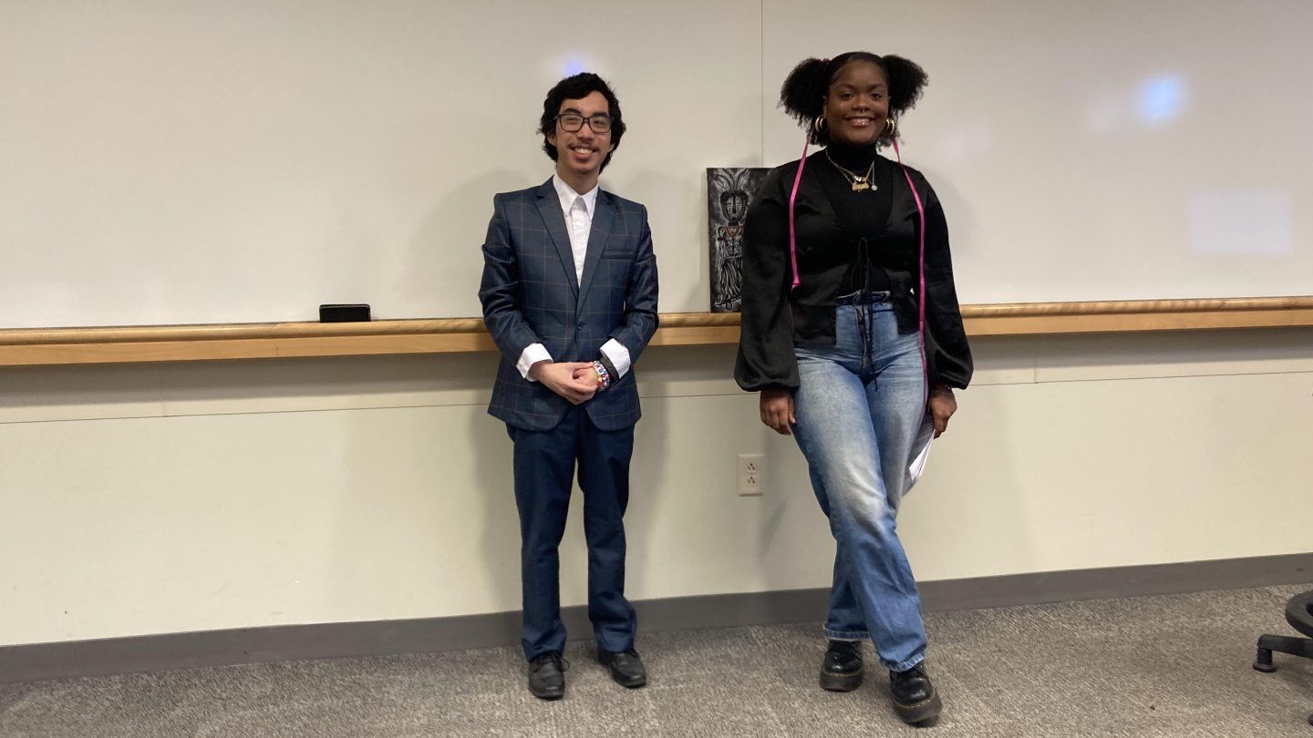 Bryan and Samantha presenting at Quest 2024