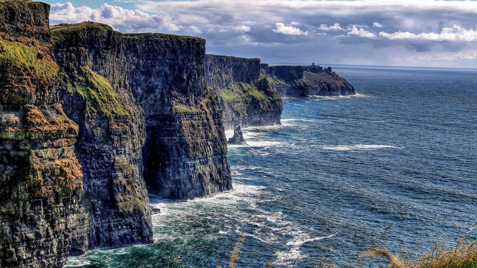 Cliffs in Dublin, Ireland