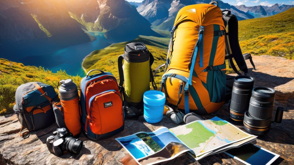 Backpacks, cameras and maps