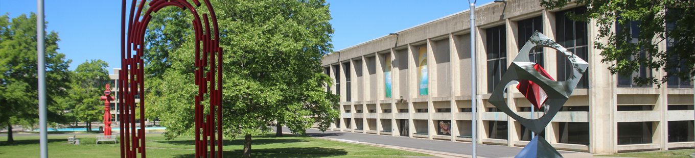 Outside view of Penfield Library
