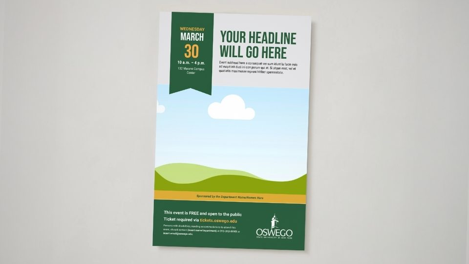 Canva Tabloid Poster Preview