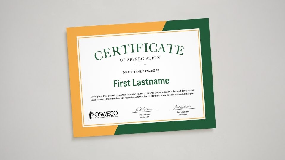 Canva Certificate Preview