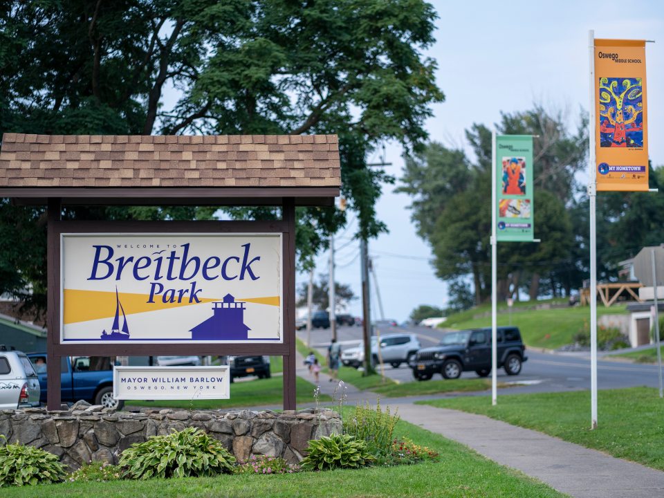 entrance of Breitbeck Park