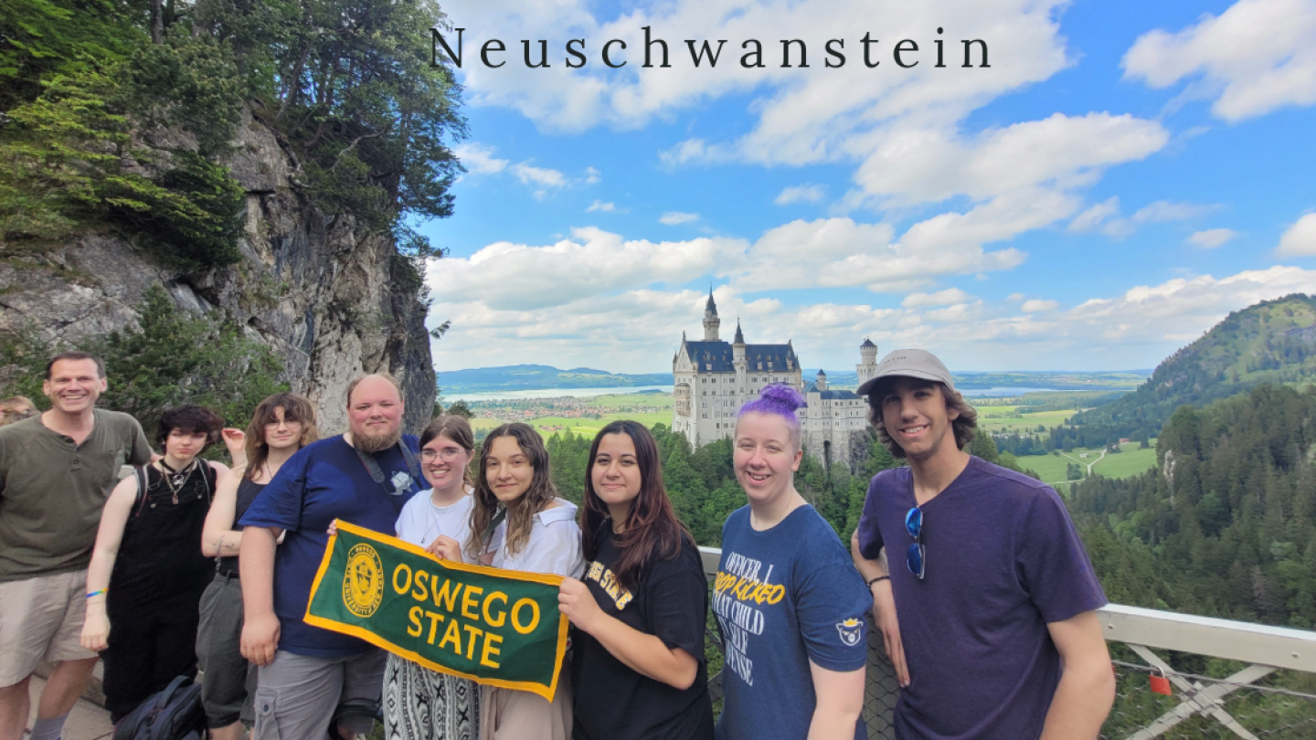 students at Castle Neuschwanstein