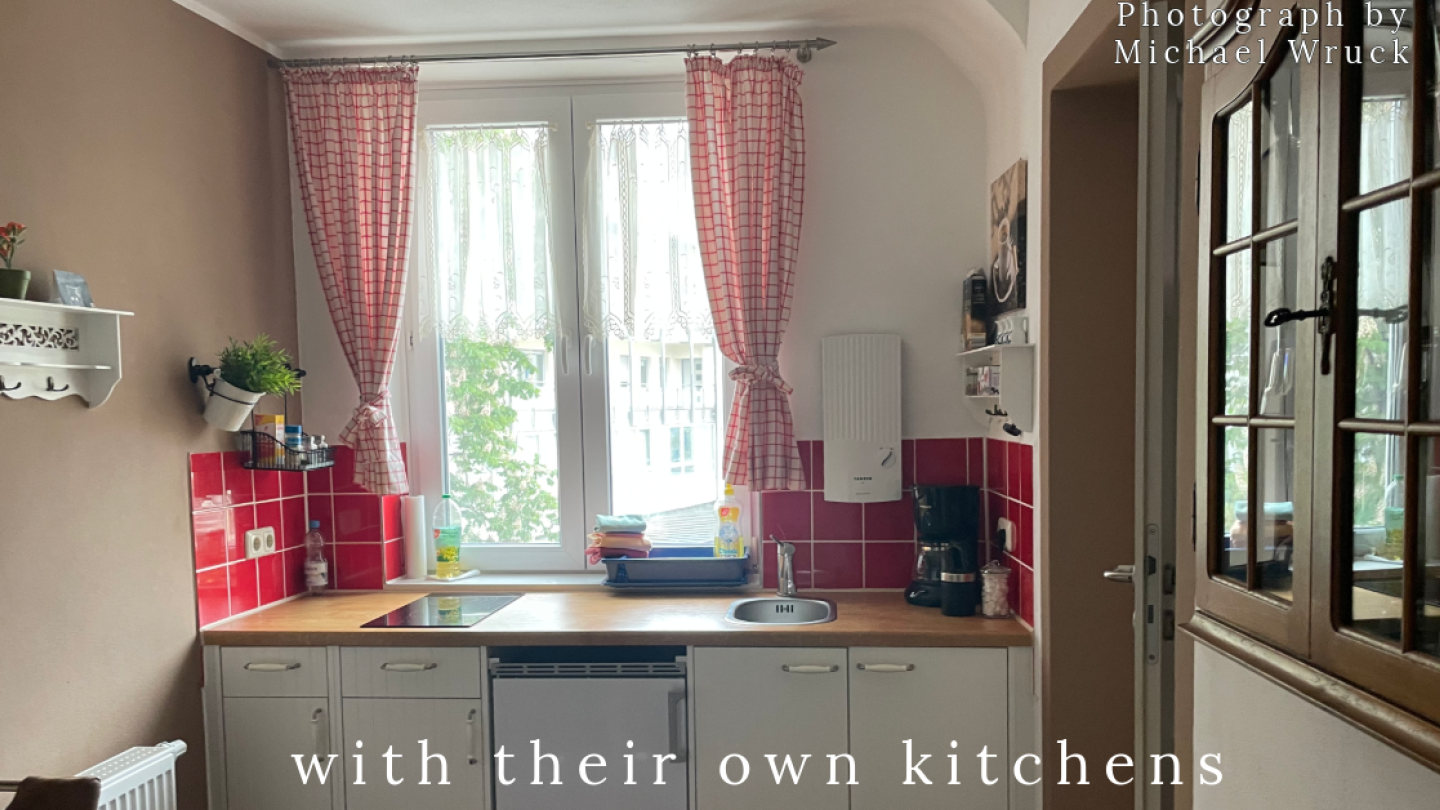 German apartment kitchen