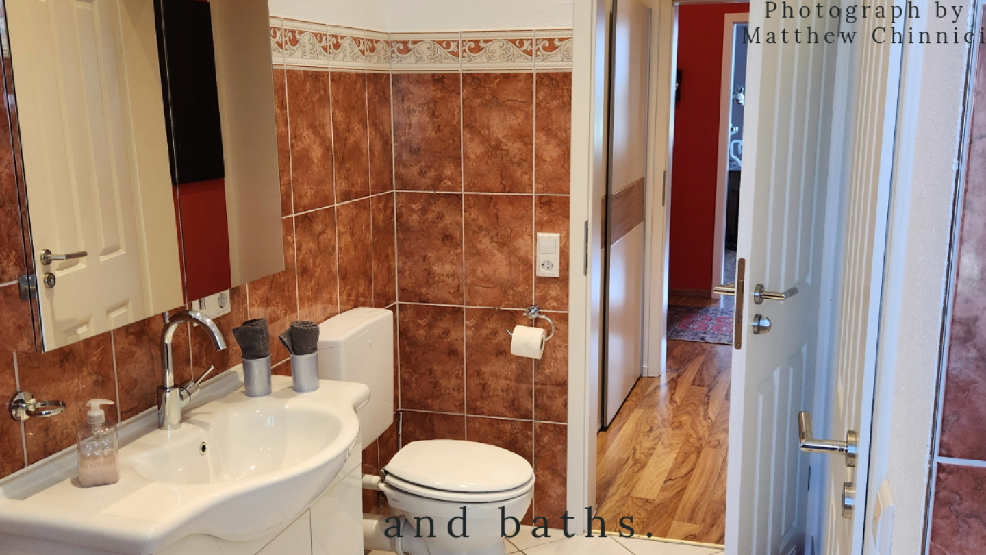 German apartment bathroom