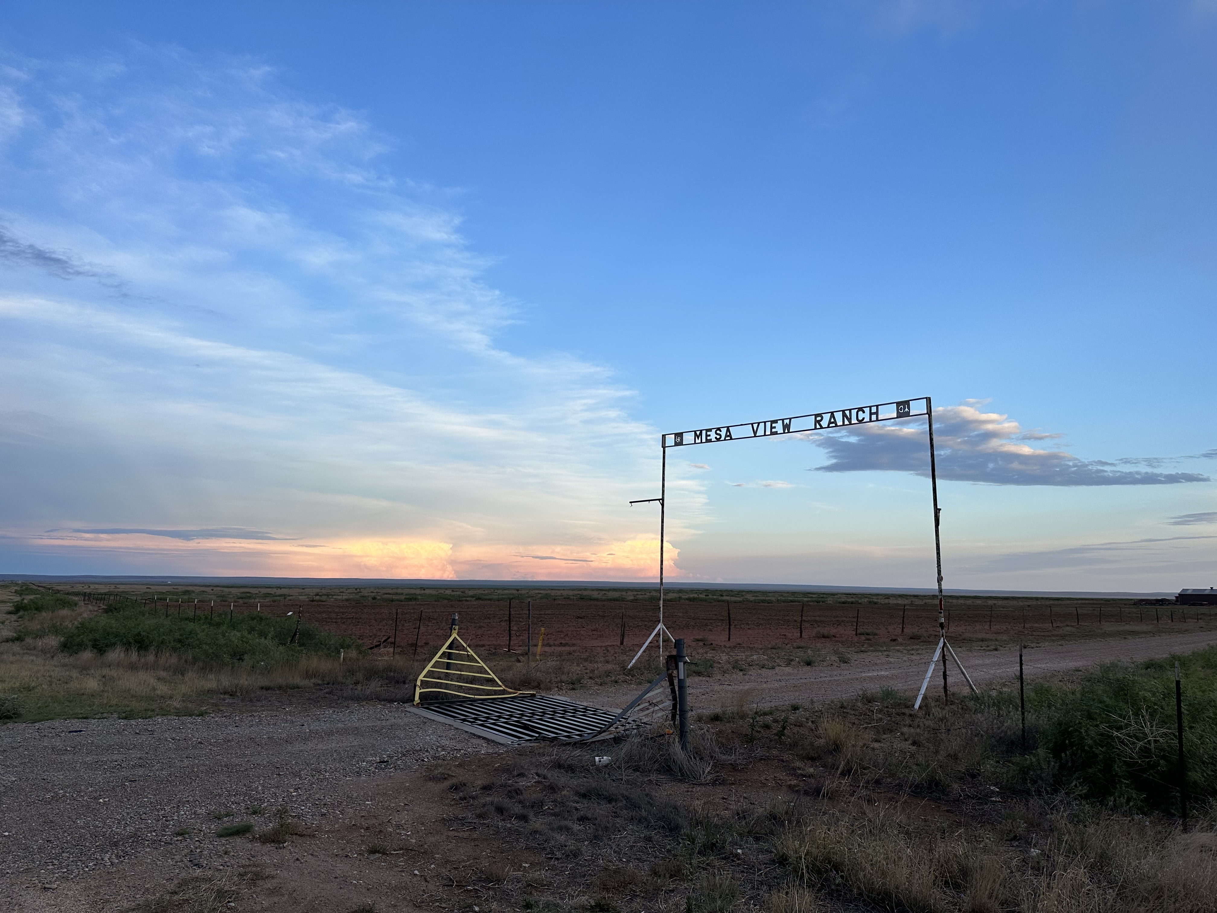 Metal sign reads 