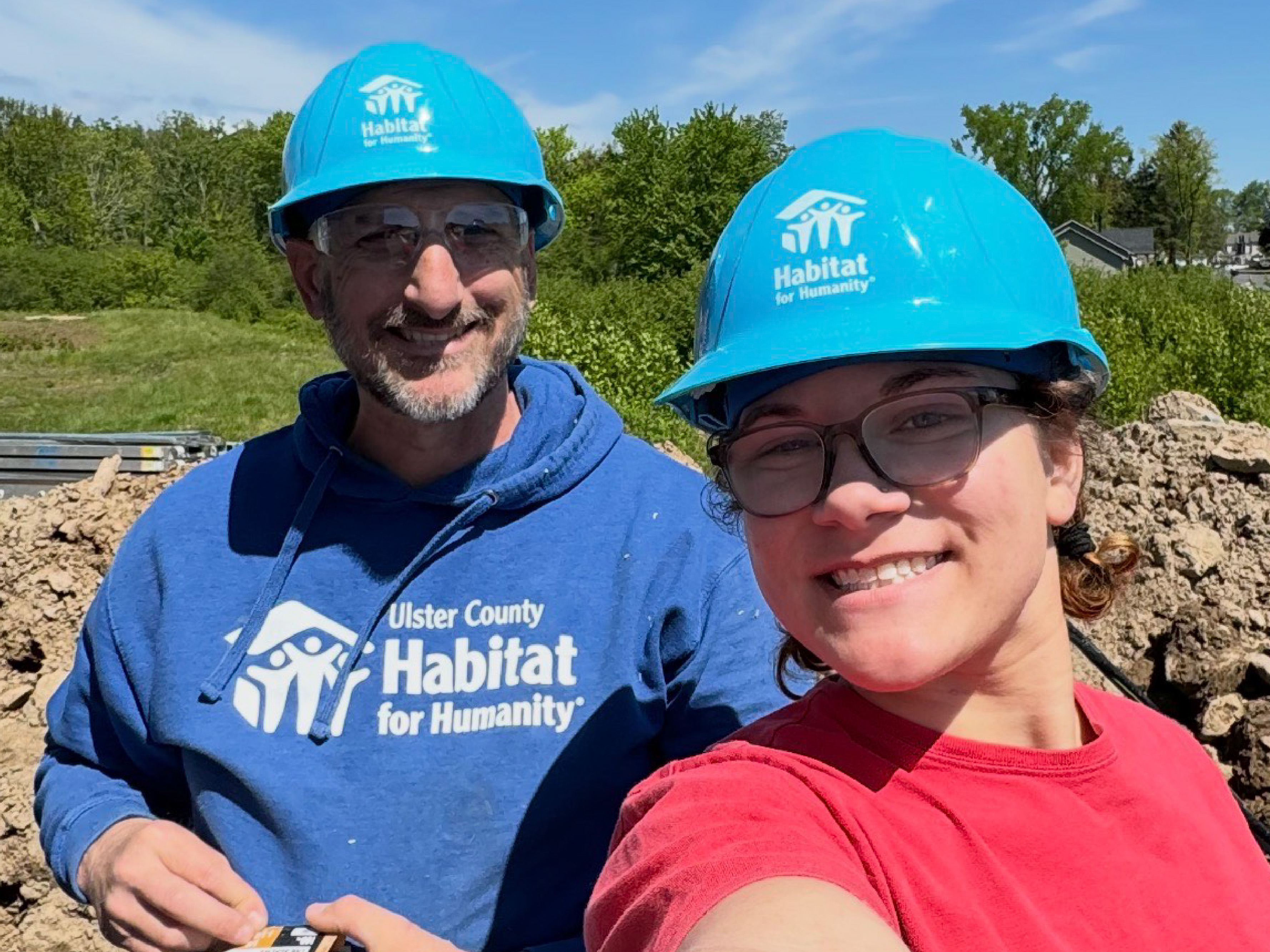 For 1995 graduate Michael Catalano, shown taking part in a Habitat for Humanity event with his wife Shirley, giving back and serving others resulted in winning the 2025 School Counselor of the Year award from the New York State School Counselor Association.