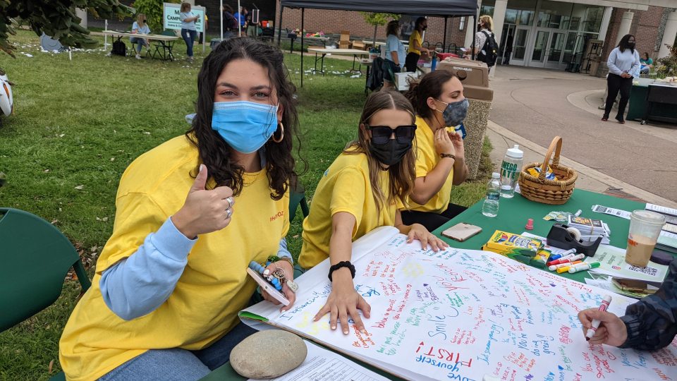 Counseling Outreach Peer Educators Meghan Werth, Hannah Griffin, Adriana Militello