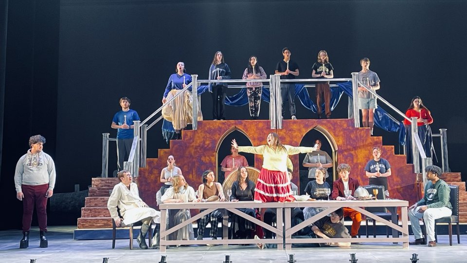 Early Waterman Theatre rehearsal for Addams Family