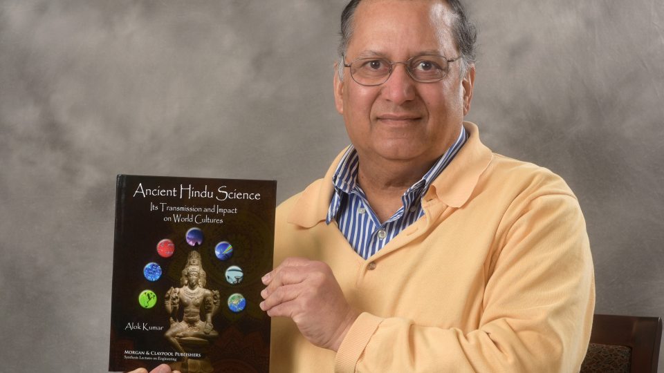 Alok Kumar with new book on Hindu historical influence on science