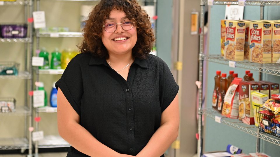 April Lopez –- the university’s assistant dean of students and basic needs case manager -- has made a large impact that earned the SUNY Council of Senior Student Affairs Officers (CSSAO) Dr. Bob Bonfiglio New Professional Award