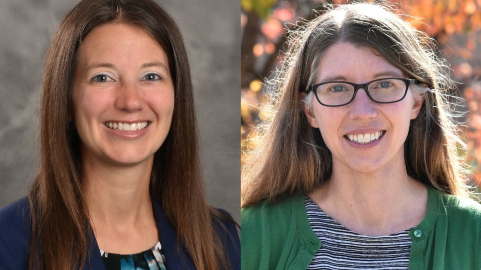 Two SUNY Oswego faculty members –- Andrea Pagano and Allison Rank –- have earned the prestigious SUNY Chancellor’s Award for Excellence in Teaching.