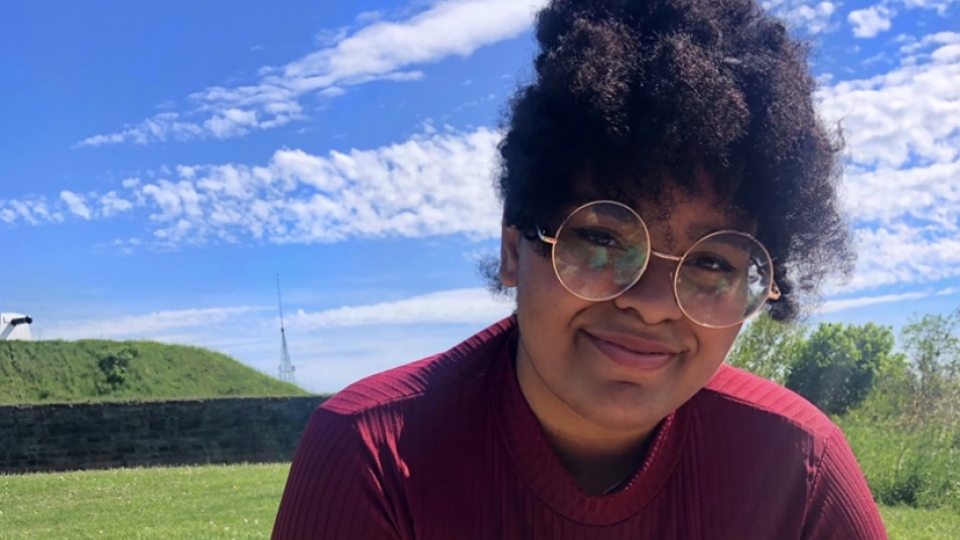 Samisha Elysee earned the Newman Civic Fellowship for initiatives like the Black Excellence Tour and other ways of improving lives for the Oswego family