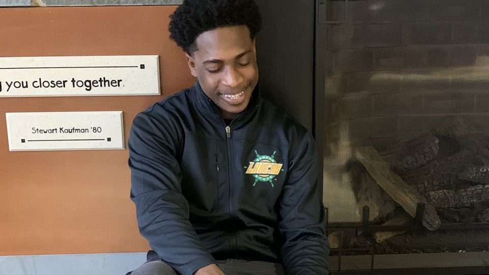 Michael-Daniel Vodzogbe, an undeclared freshman and first-generation student