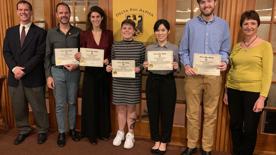 Students, employees honored by German honor society