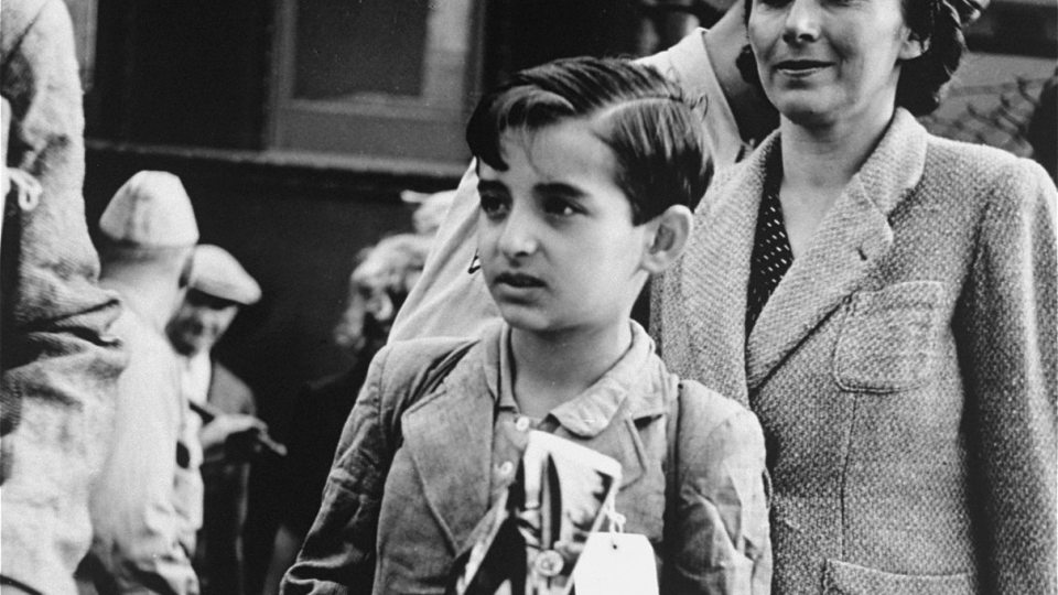 Refugees from World War II at a one-of-kind refugee center included the pictured child and woman in an image courtesy of the United States Holocaust Memorial Museum