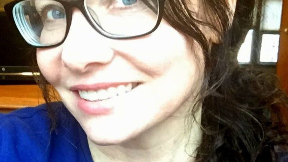 Laura Halferty of English and creative writing has earned the Provost's Award for Excellence in Teaching