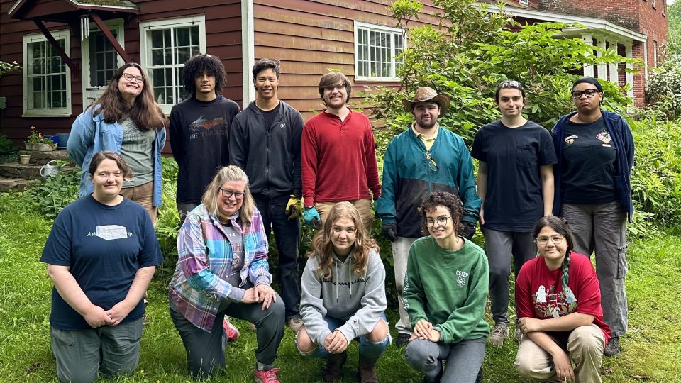 Photo of Oswego's 2024 archaeological field school class.