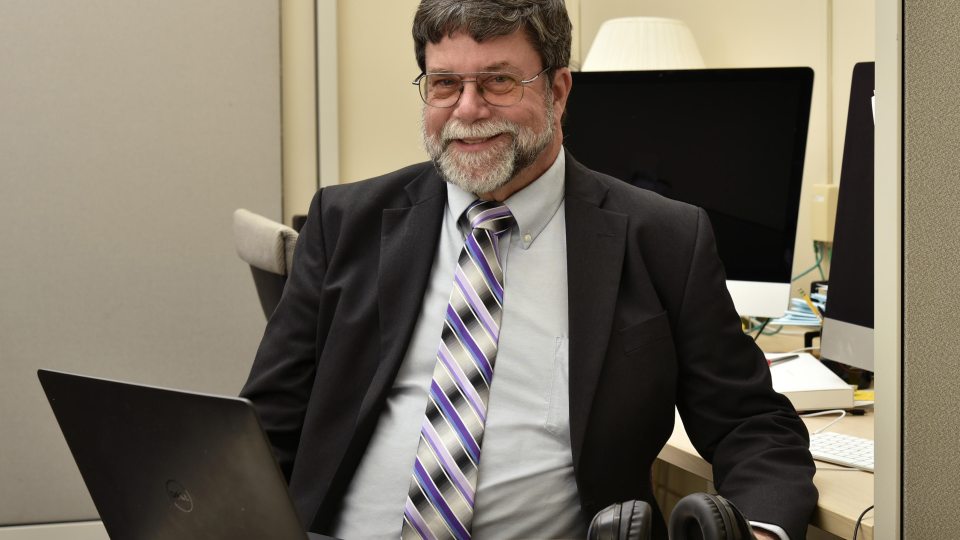 John Kane in the Center for Excellence in Learning and Teaching