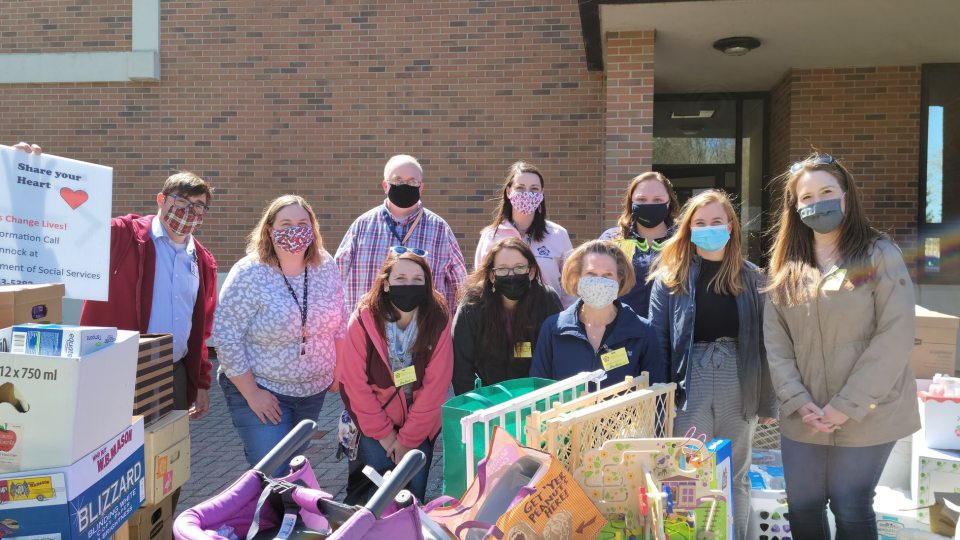 LOC Class of 2021 collected donations for those entering foster care