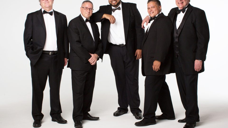 Photo of the Mambo Kings quartet, who play Latin jazz