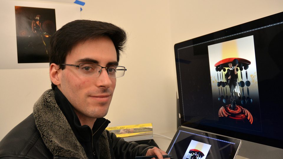 Master's students like Paul Farinelli will display artwork in exhibition