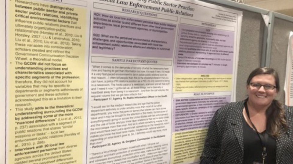 Lindsay McCluskey earned a fellowship that supports her research and teaching