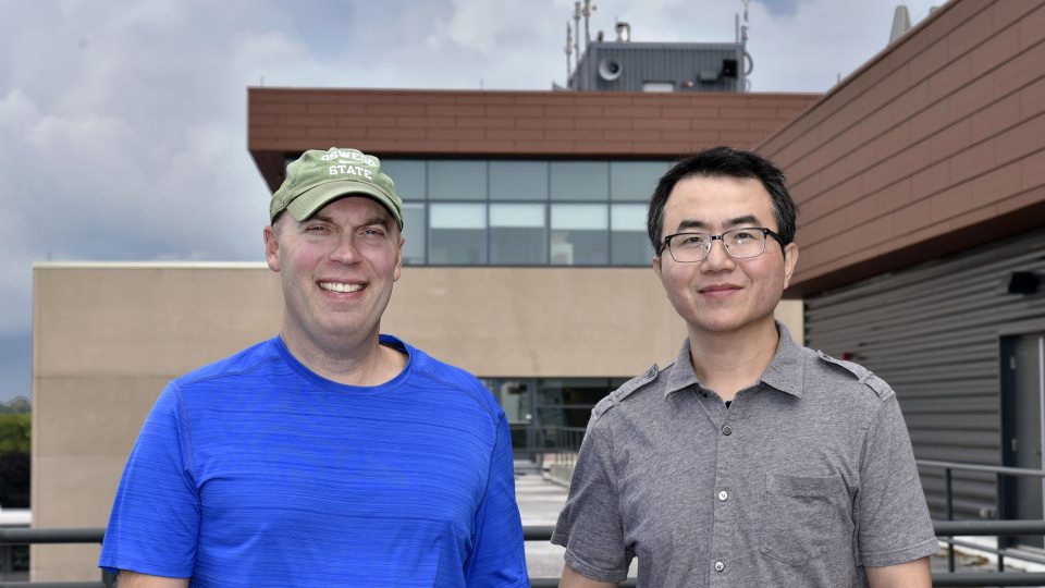 Meteorology faculty Scott Steiger and Yonggang Wang lead a more than $1 million project, funded by the National Science Foundation (NSF), titled Lake-Effect Electrification (LEE) and the Impacts of Wind Turbines on Electrification East of Lake Ontario.”