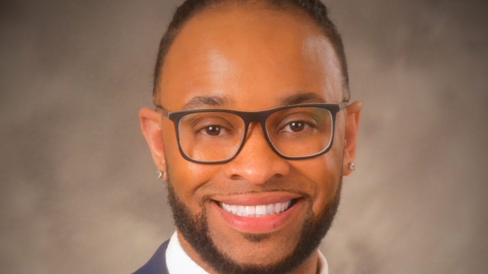 Alexis Pinero-Benson, director of student conduct and winner of a national award of excellence
