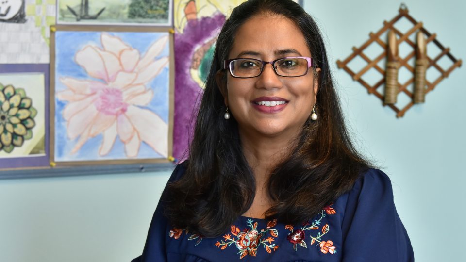 Mamta Saxena, an associate professor of human development at SUNY Oswego, earned the Best Overall Presenter award for her virtual presentation with the the 9th World Conference on Women's Studies