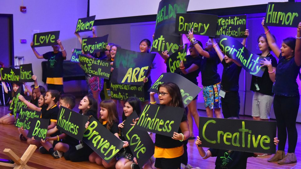 Students in the 2018 Sheldon Institute for Barbara Shineman Scholars celebrate many of the values and attributes of the long-running summer enrichment program